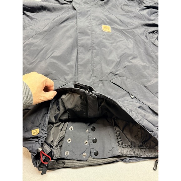 Y2K DC Snowboard Men's Black Insulated Jacket - Size M - Picture 9 of 16